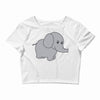 elephant cute Crop Top