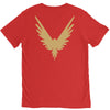Maverick Gold Print V-Neck Tee