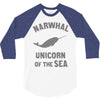narwhals 3/4 Sleeve Shirt