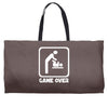 game over daddy funny Weekender Totes