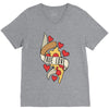 true love pizza slice V-Neck Tee