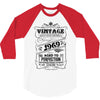 Vintage Aged To Perfection 1969 3/4 Sleeve Shirt