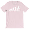 dj evolution funny music mixing djing disk jockey turntable T-Shirt