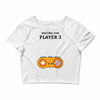 Waiting for Player 3 Gamer Crop Top