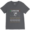 capricorn christmas ugly sweater V-Neck Tee