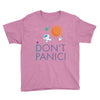 spacex don't panic in space Youth Tee