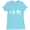 alien arith metic Ladies Fitted T-Shirt