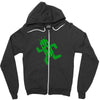cactuar final fantasy Zipper Hoodie