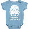 support the troops Baby Onesie