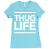 thug life Ladies Fitted T-Shirt