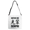 notice me senpai Adjustable Strap Totes