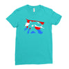 the captain Ladies Fitted T-Shirt