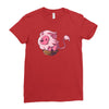lion in a box Ladies Fitted T-Shirt
