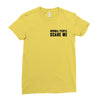 Normal People Scare Me Ladies Fitted T-Shirt