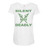 silent but deadly Maternity Scoop Neck T-shirt