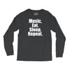 Music Eat Sleep Repeat Long Sleeve Shirts