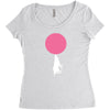 bubble moon Women's Triblend Scoop T-shirt