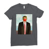 Rene Magritte Parody Impeach Trump Ladies Fitted T-Shirt