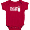 vacation alpaca bag animal humor funny Baby Bodysuit