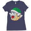 mario turtle Ladies Fitted T-Shirt