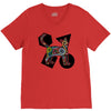 Colorful Cat V-Neck Tee