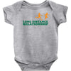 long distance relationship Baby Bodysuit