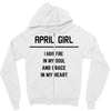 April Girl Zipper Hoodie