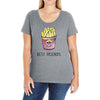 Burger and Fries Best Friends Ladies Curvy T-Shirt