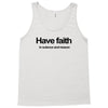 have faith in science and reason t shirt medium funny atheism religion Tank Top
