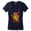 knight owl Women's V-Neck T-Shirt