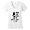 Who the Fook Is That Guy, McGregor VS Alvarez Women's V-Neck T-Shirt