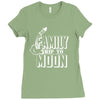 Family Trip To Moon Ladies Fitted T-Shirt