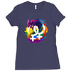 lesbian pride dragon Ladies Fitted T-Shirt