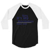june 6 birthbay 3/4 Sleeve Shirt