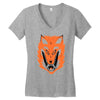 cursed fox Women's V-Neck T-Shirt