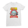 wake me up when it's friday Ladies Fitted T-Shirt