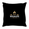 Wildlife Camping Throw Pillow