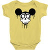 skull mickey cartoon Baby Bodysuit