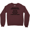Smartass November Girl Crewneck Sweatshirt