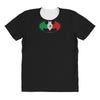 bat man mexican flag mexico logo All Over Women's T-shirt