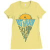 let the sea, set you free Ladies Fitted T-Shirt
