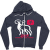 2015 year of the goat mandarin chinese Zipper Hoodie