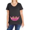 Two Peas In a Pod Twin Chocolate Baby Girls Ladies Curvy T-Shirt