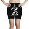 the legend of zelda - breath of the wild white logo Mini Skirts