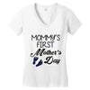 mommys first mothers day Women's V-Neck T-Shirt