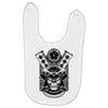 samurai skull Baby Bibs