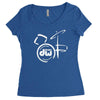 dw drum Women's Triblend Scoop T-shirt