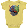 scott lang crossing the back yard Baby Onesie