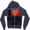 and cats Zipper Hoodie
