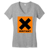 irritant symbol joke Women's V-Neck T-Shirt